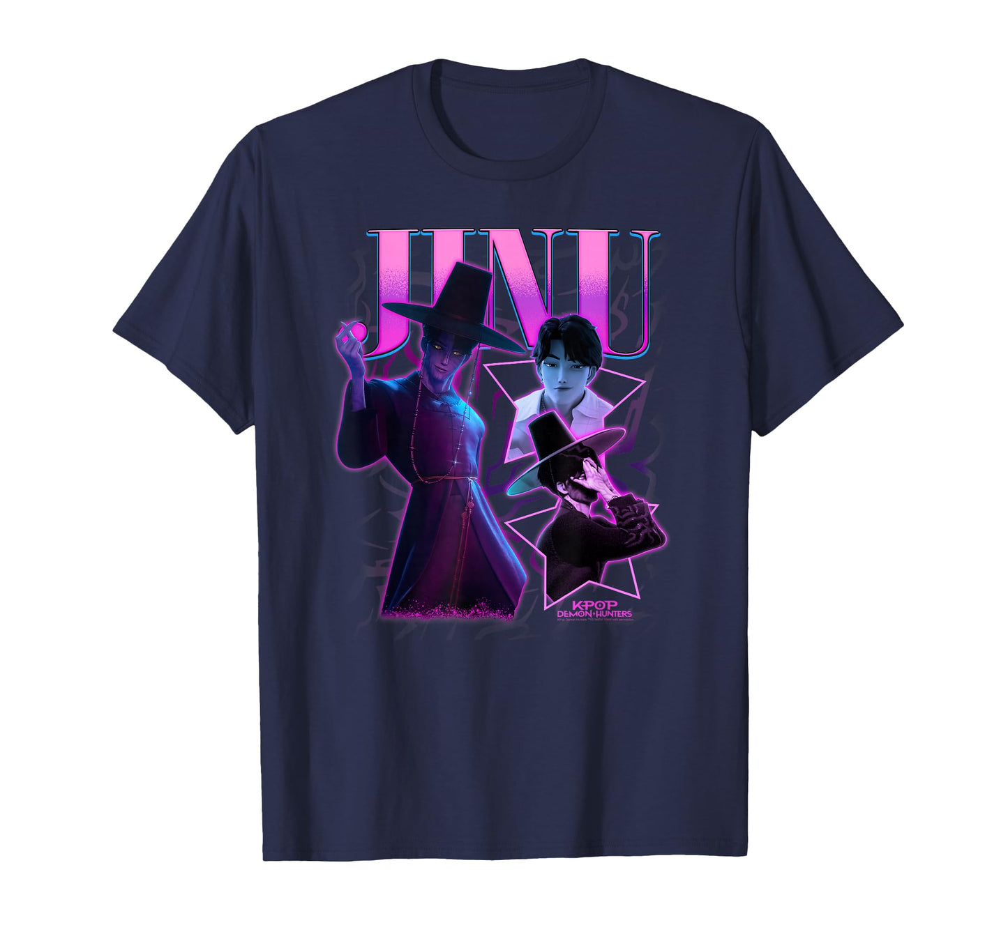 Kpop Demon Hunters Halloween Jinu Showcase Y2K Style Poster T-Shirt
