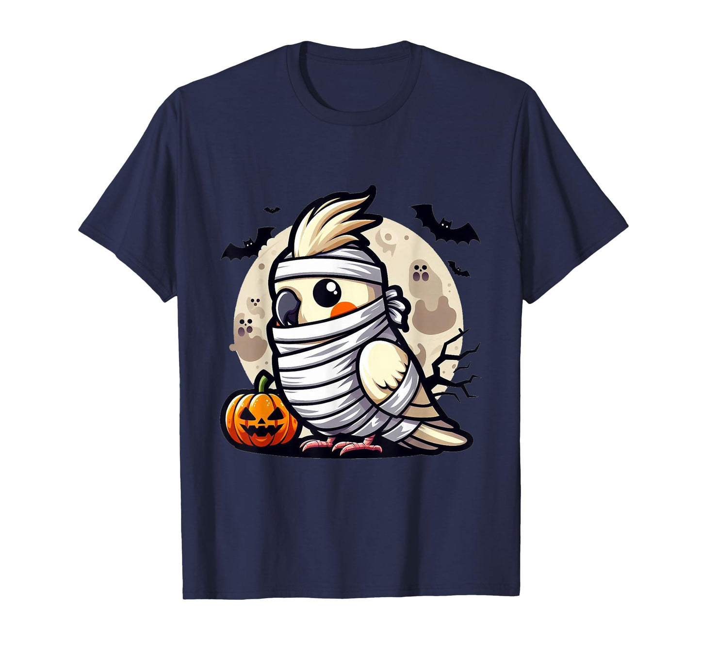 spooky Cockatiel mummy T-Shirt