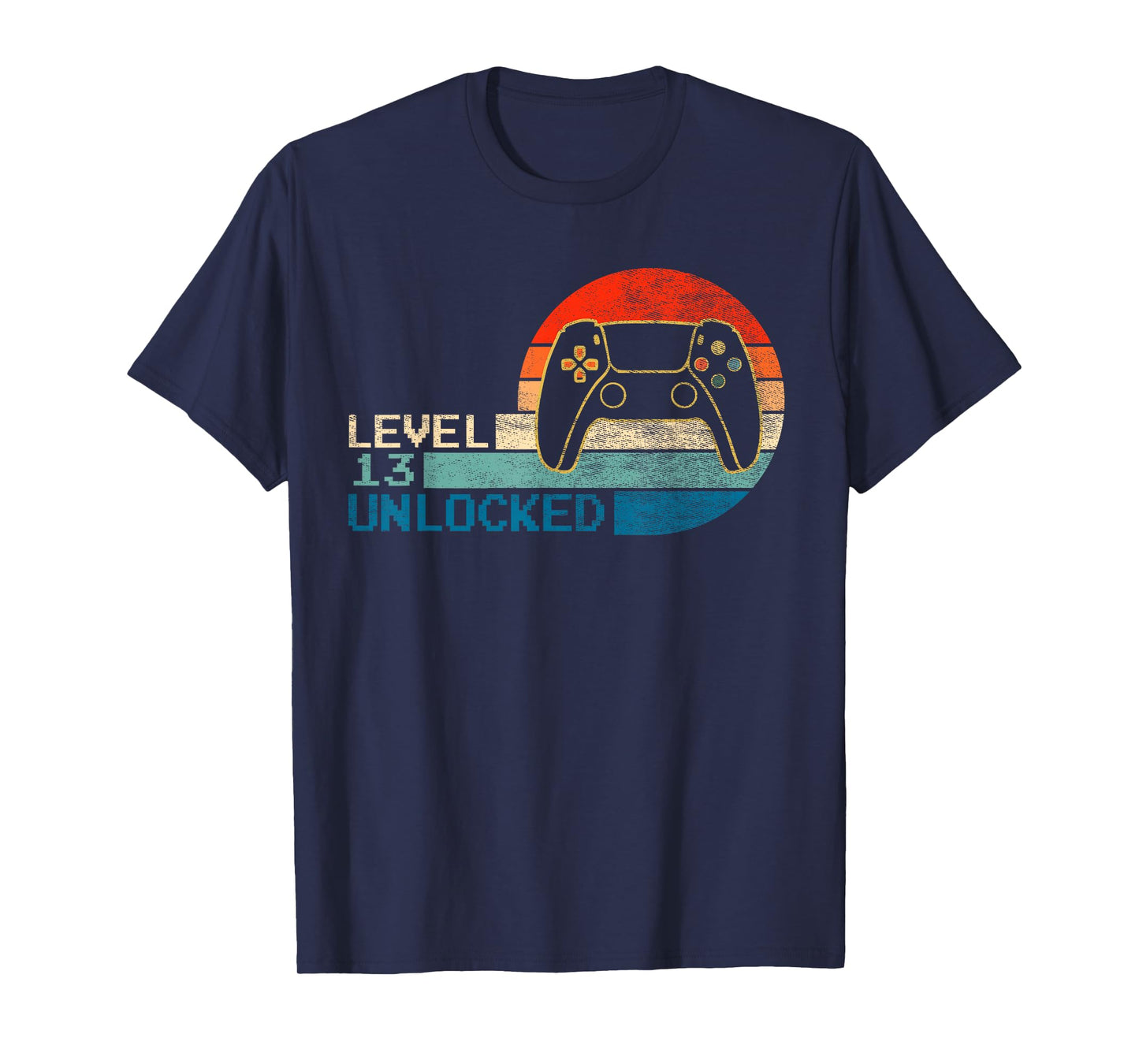 Video Game Controller Unlocked Level 13 Birthday Boy T-Shirt