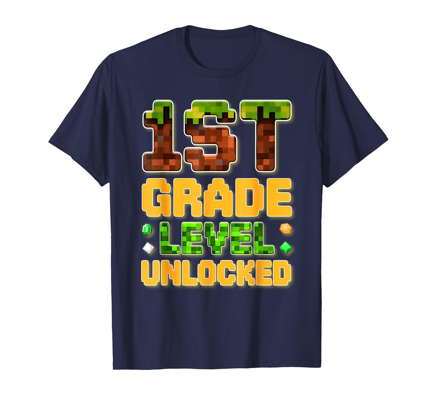 1st Grade Level Unlocked Gamer School Gift for Kids T-Shirt