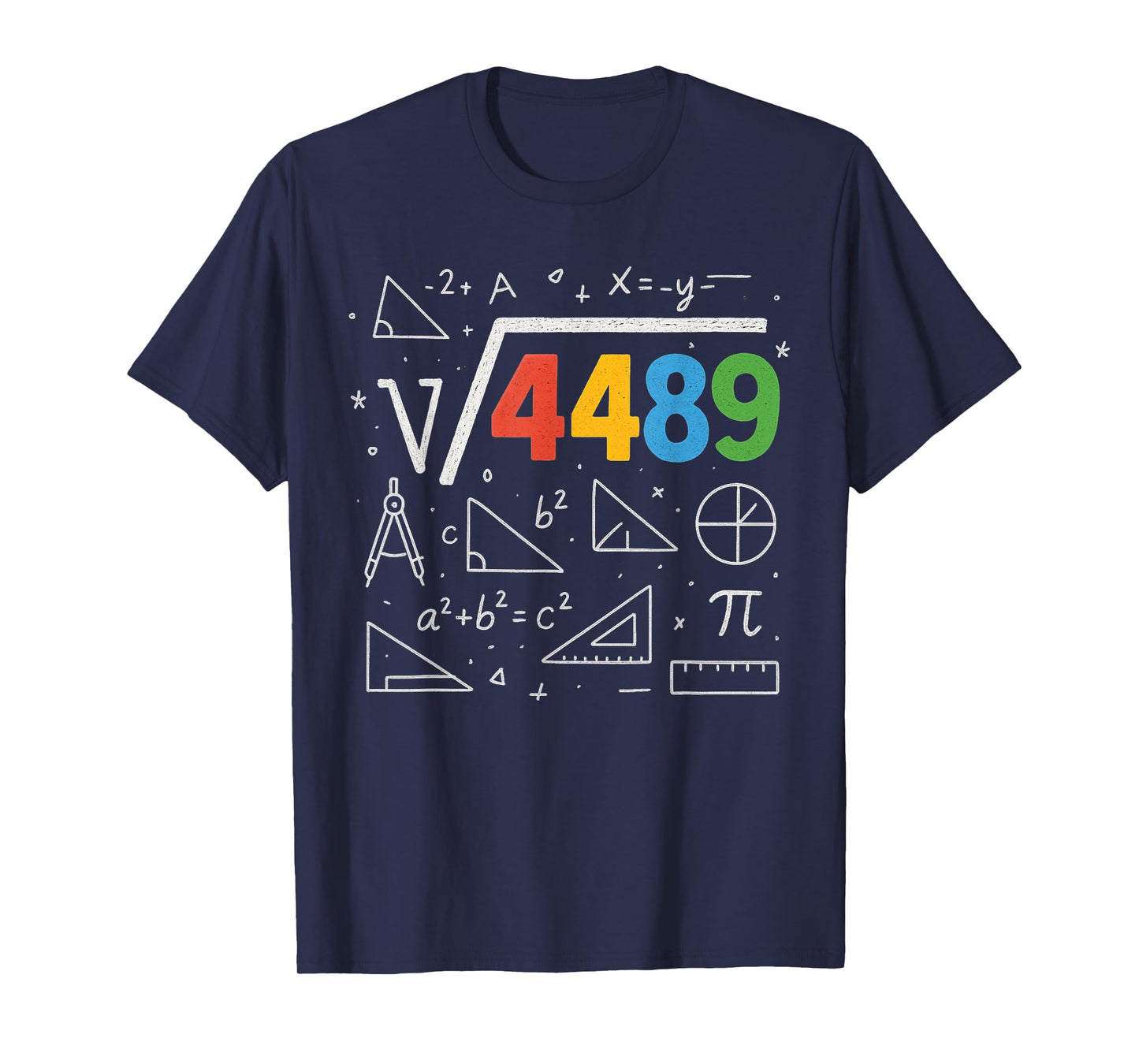 67 Meme Square Root 4489 Slang Six Seven Math Teacher T-Shirt