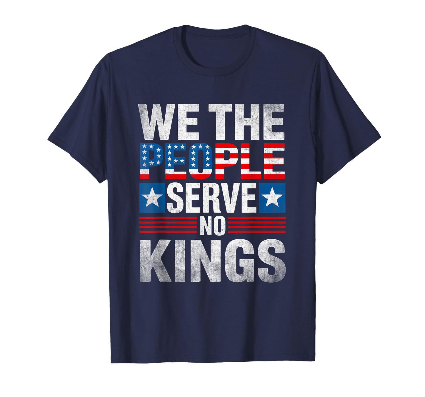 No Kings in America Since 1776 T-Shirt Patriotic Freedom Tee T-Shirt
