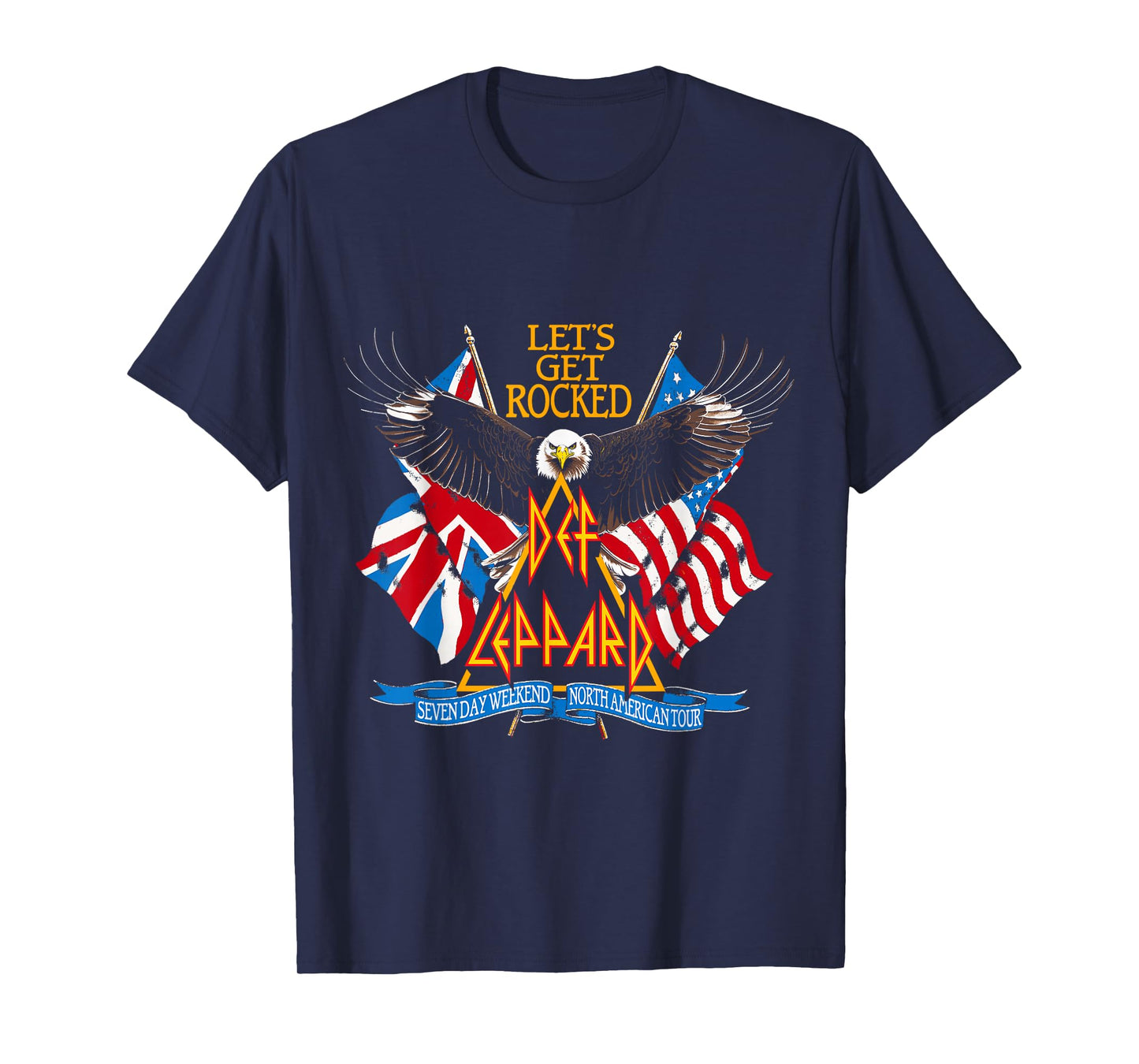 Official Def Leppard Let's Get Rocked T-Shirt