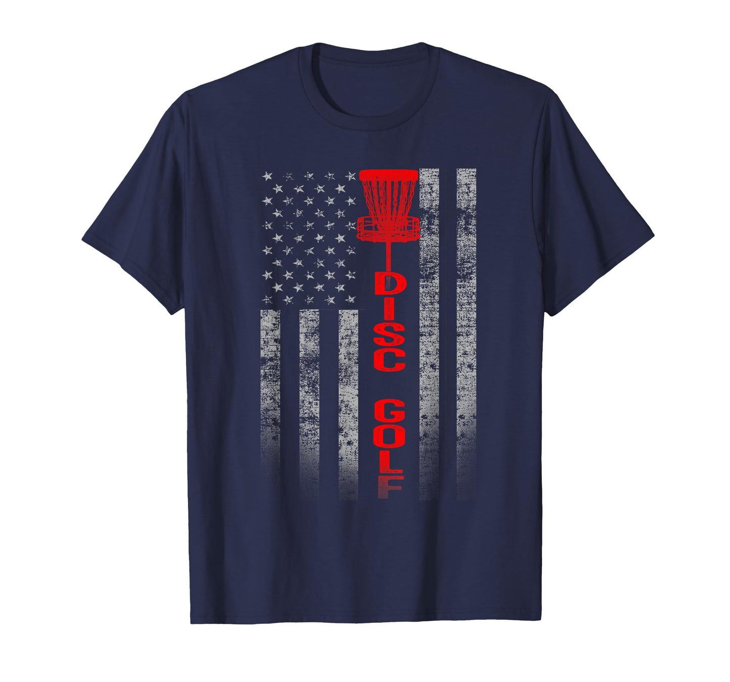 Disc Golf Basket Flag Design - Gift for Disc Golfers T-Shirt