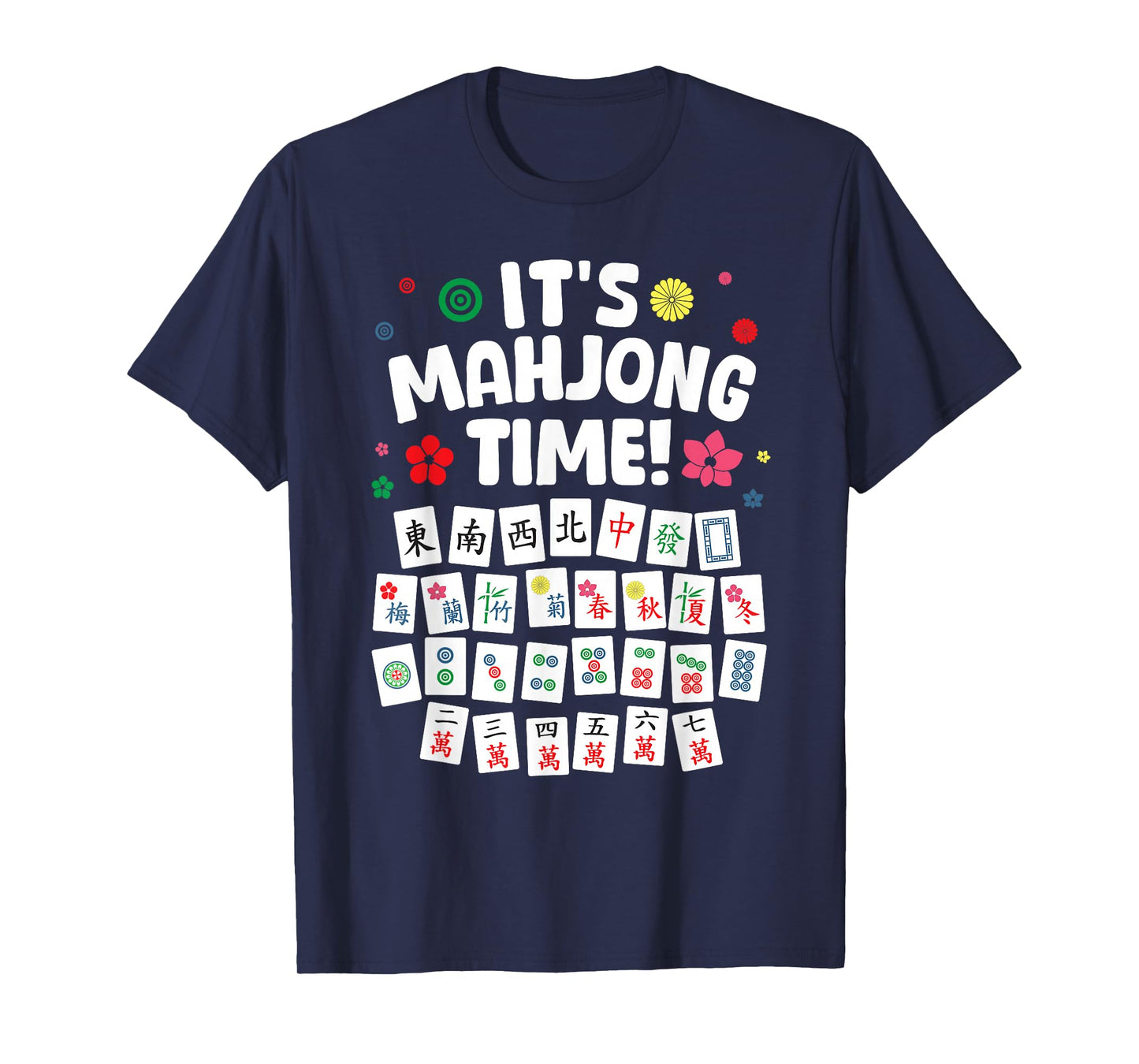 Funny Mahjong Design For Men Women Mah Jongg Mahjong Player T-Shirt