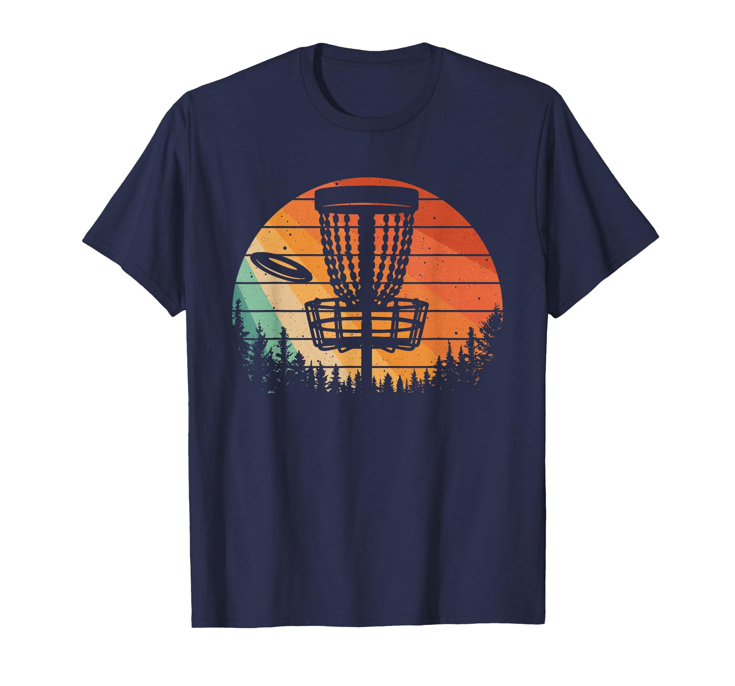 Funny Disc Golf Art For Men Women Kids Disc Golfer Disc Golf T-Shirt