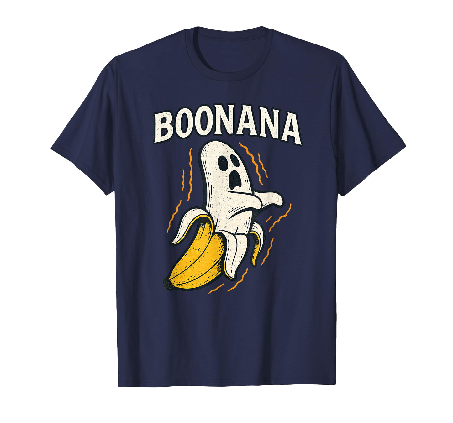 Boonana Cute Ghost Banana Halloween Costume Men Women Kids T-Shirt