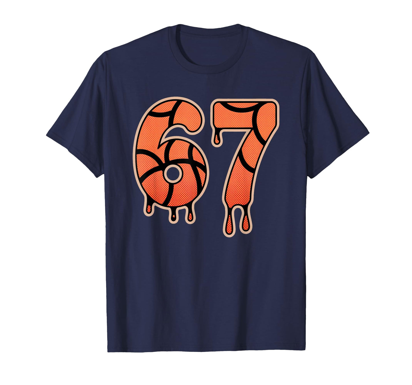 67 Number Gen Alpha Slang Basketball Drip Six Seven T-Shirt