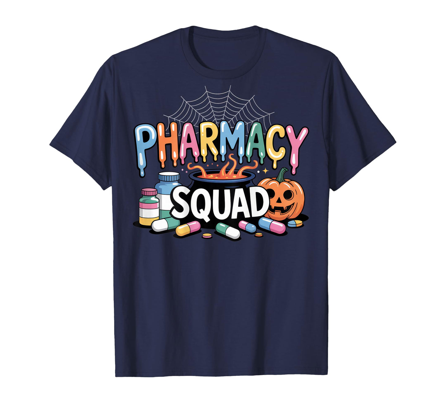 Pharmacy Squad Halloween Vibes For Pharmacists And Pharmacy T-Shirt