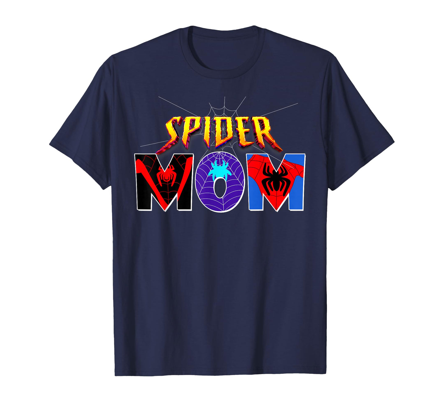 Spider Mom Mother's Day Shirt Matching Birthday & Halloween T-Shirt