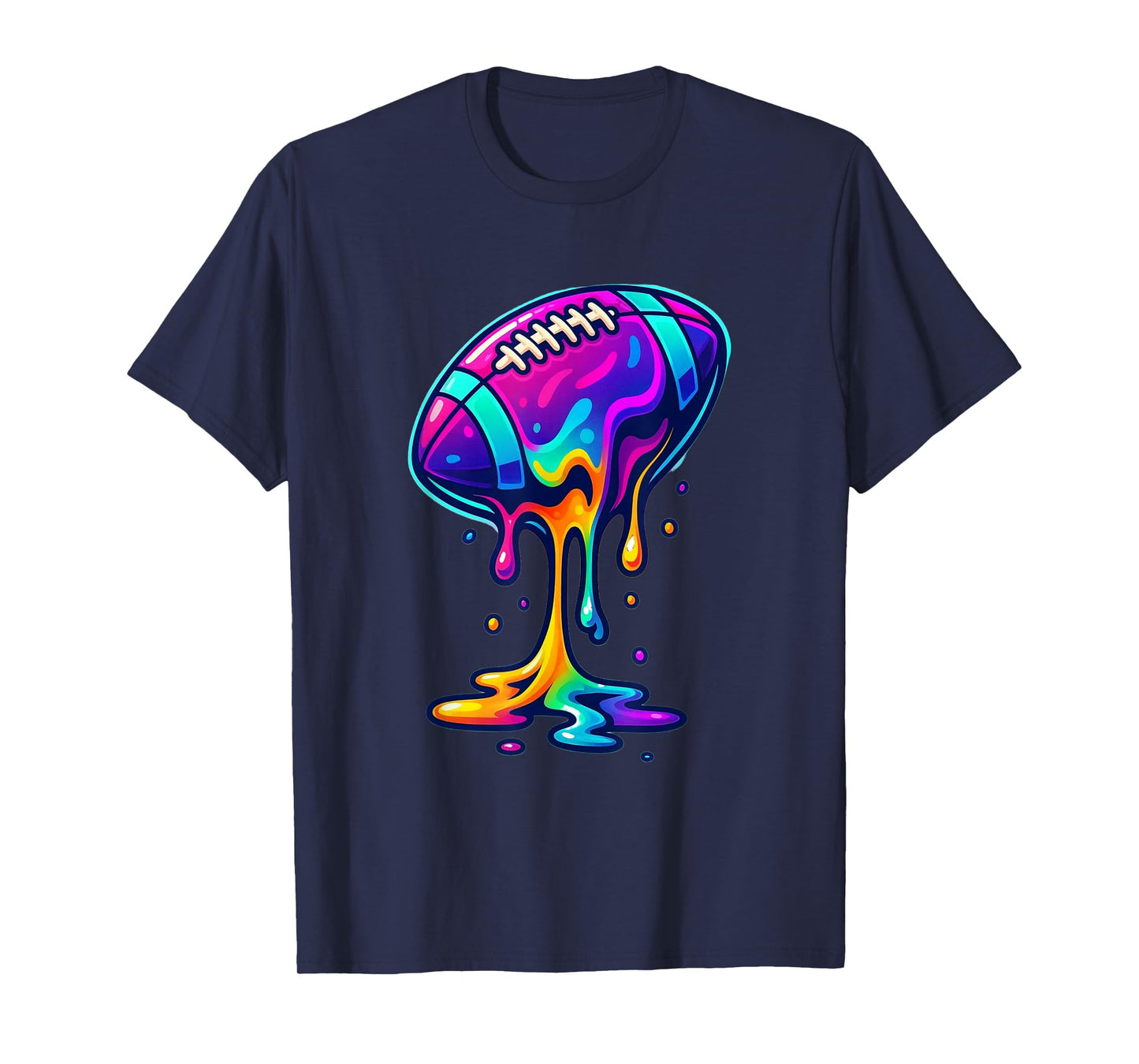 Football Drip Drippy Clothes Youth Boys Sports Tee T-Shirt
