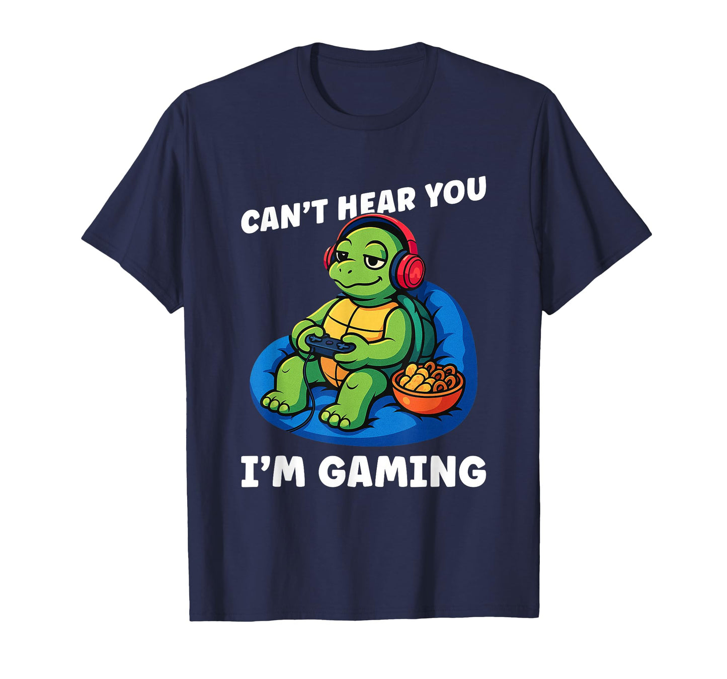 Can't Hear You I'm Gaming Shirt for Boys Men Gamer Graphic T-Shirt