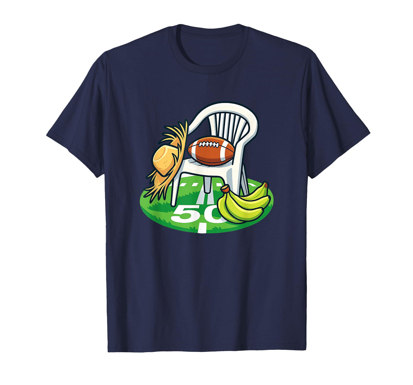 Funny Puerto Rico Pride White Chair Football Game Design T-Shirt