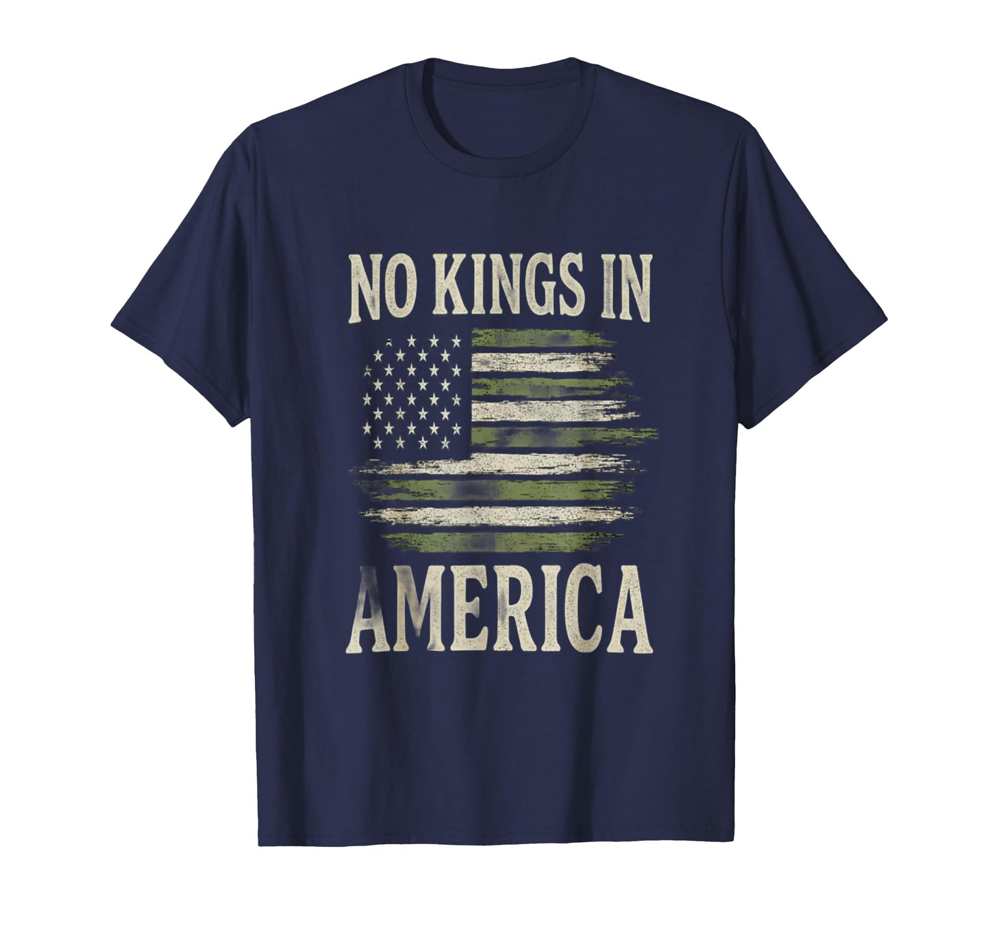 No Kings Vintage Patriotic Freedom Liberty USA T-Shirt