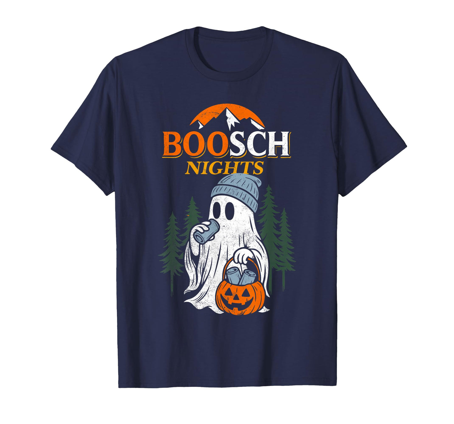 Boosch Ghost - Funny Halloween T-Shirt