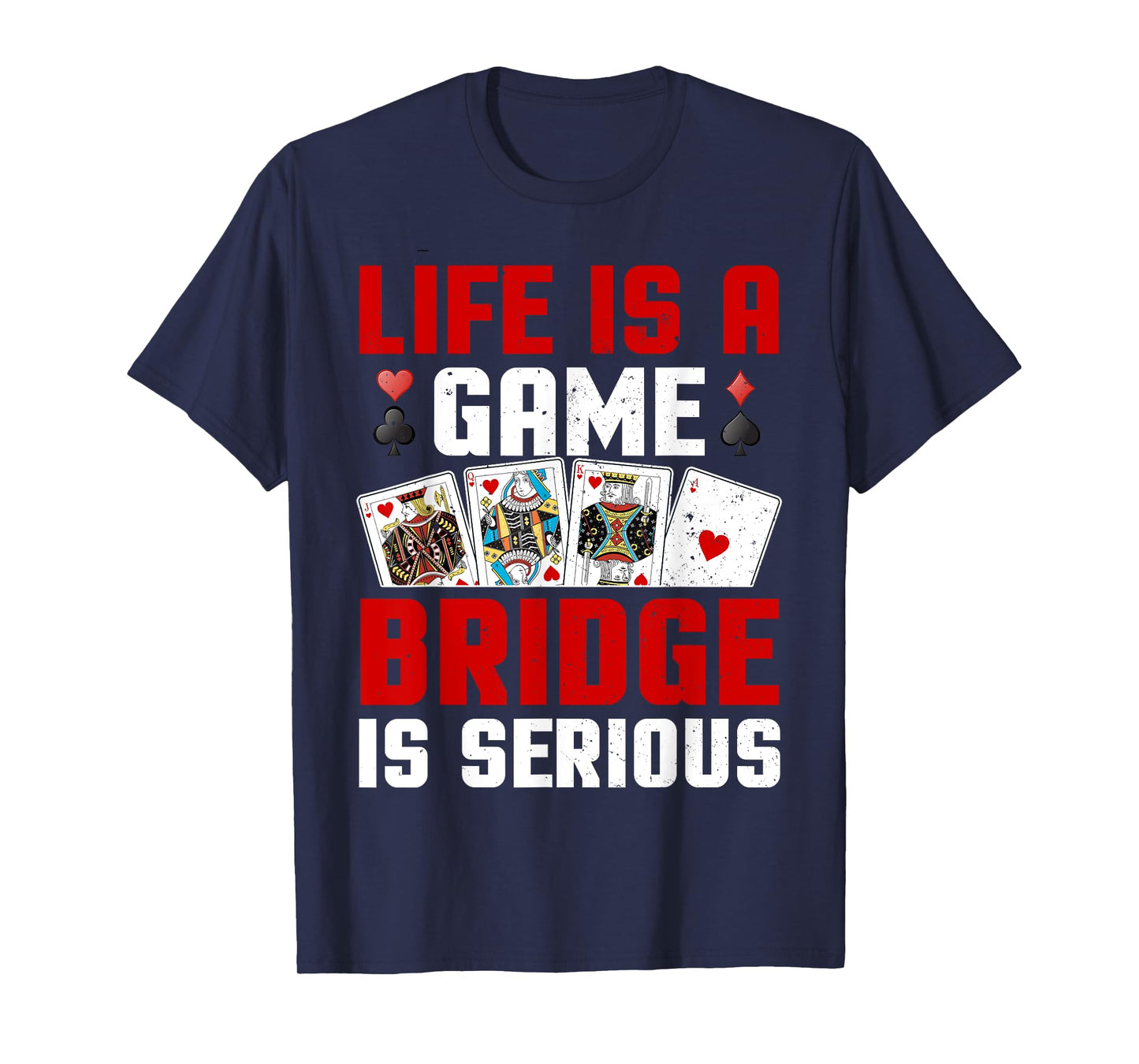 Cool Bridge Player Art For Men Women Bridge Card Game Bridge T-Shirt