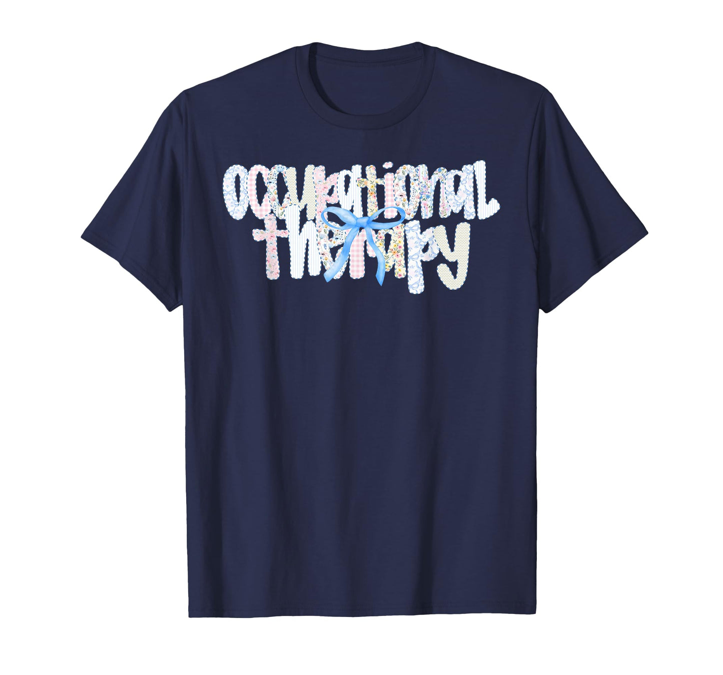 Floral Occupational Therapy Coquette Bow OTA Gift T-Shirt