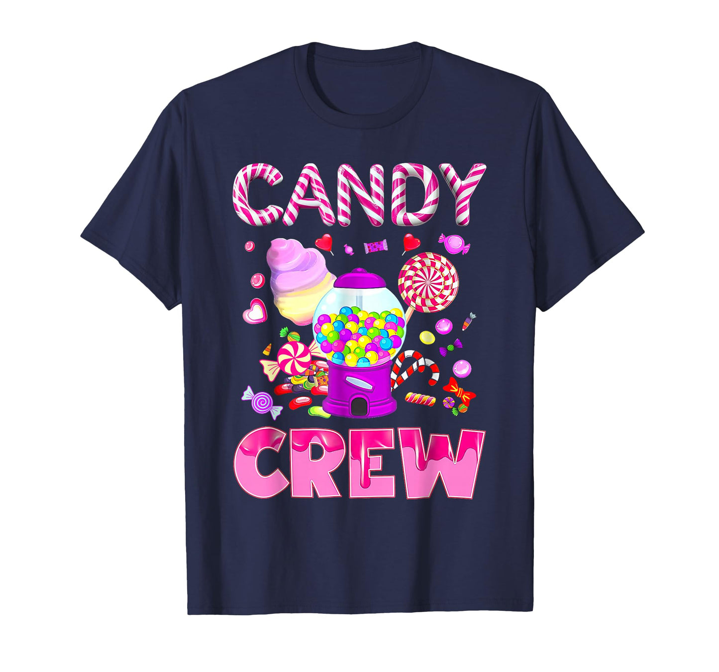 Funny Candy Crew Candy Costume Women Candy Women Girls Kids T-Shirt