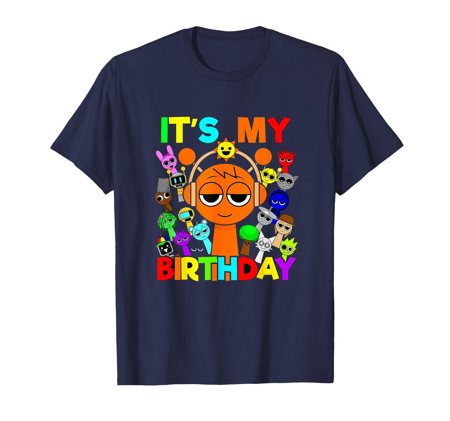 Happy Birthday Sprunky! | Oren Simon Pinki Raddy Funbot T-Shirt