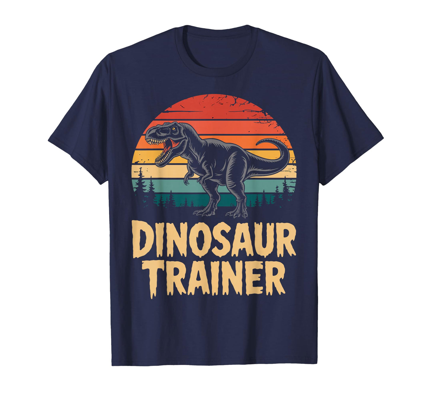 Dinosaur Trainer Retro Vintage T-Rex Lover Halloween Costume T-Shirt