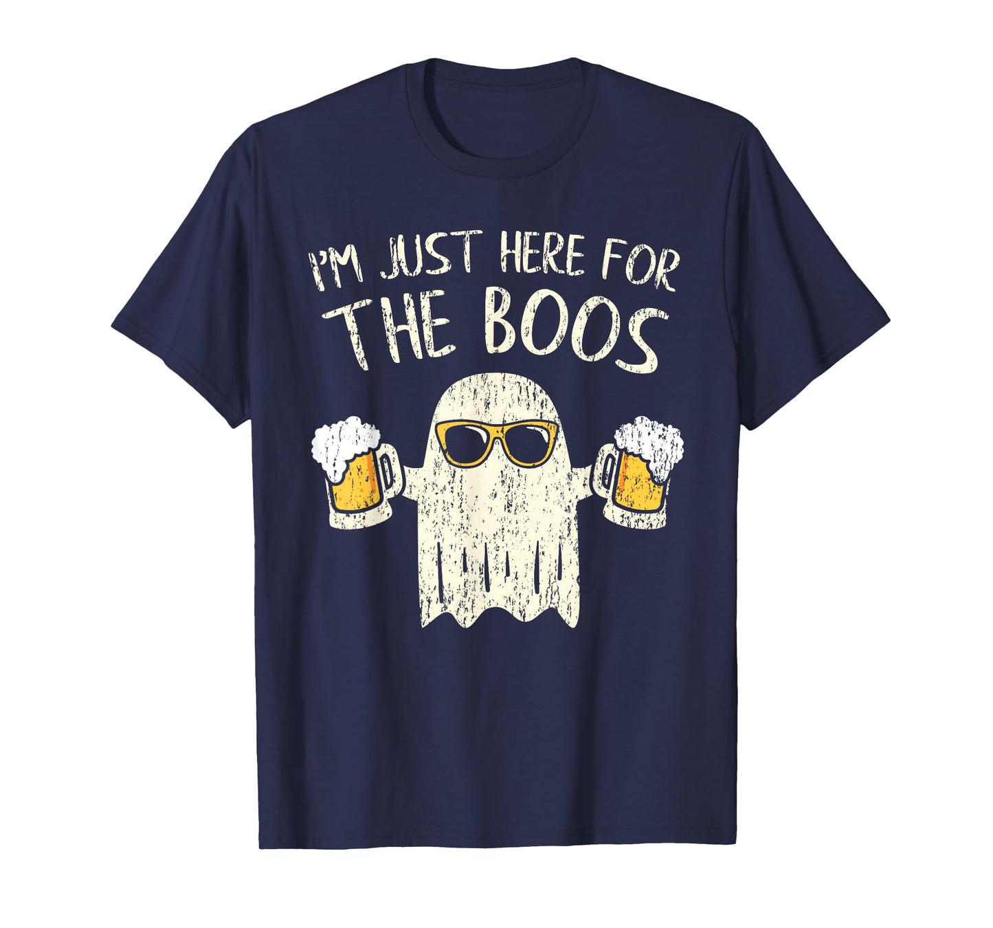 Im Just Here for the Boos Funny Gift Halloween Ghost T-Shirt