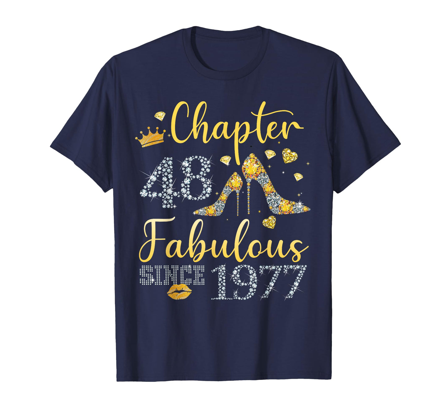 Women Chapter 48 Fabulous Since 1977 48 years old Birthday T-Shirt