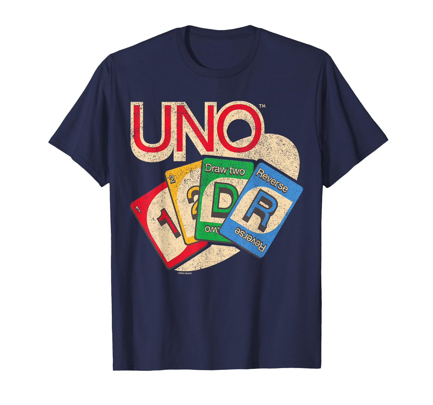 UNO Card Spread with Logo T-Shirt