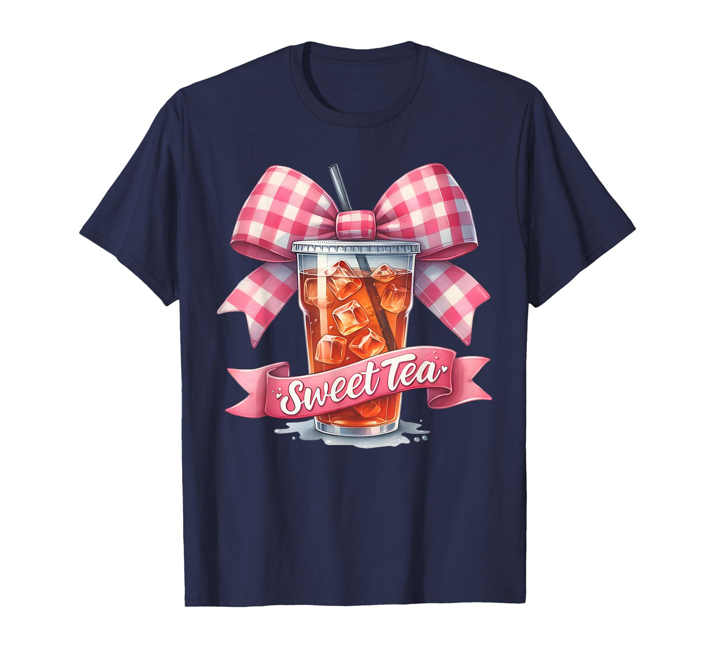 Sweet Tea Funny Bow Coquette T-Shirt