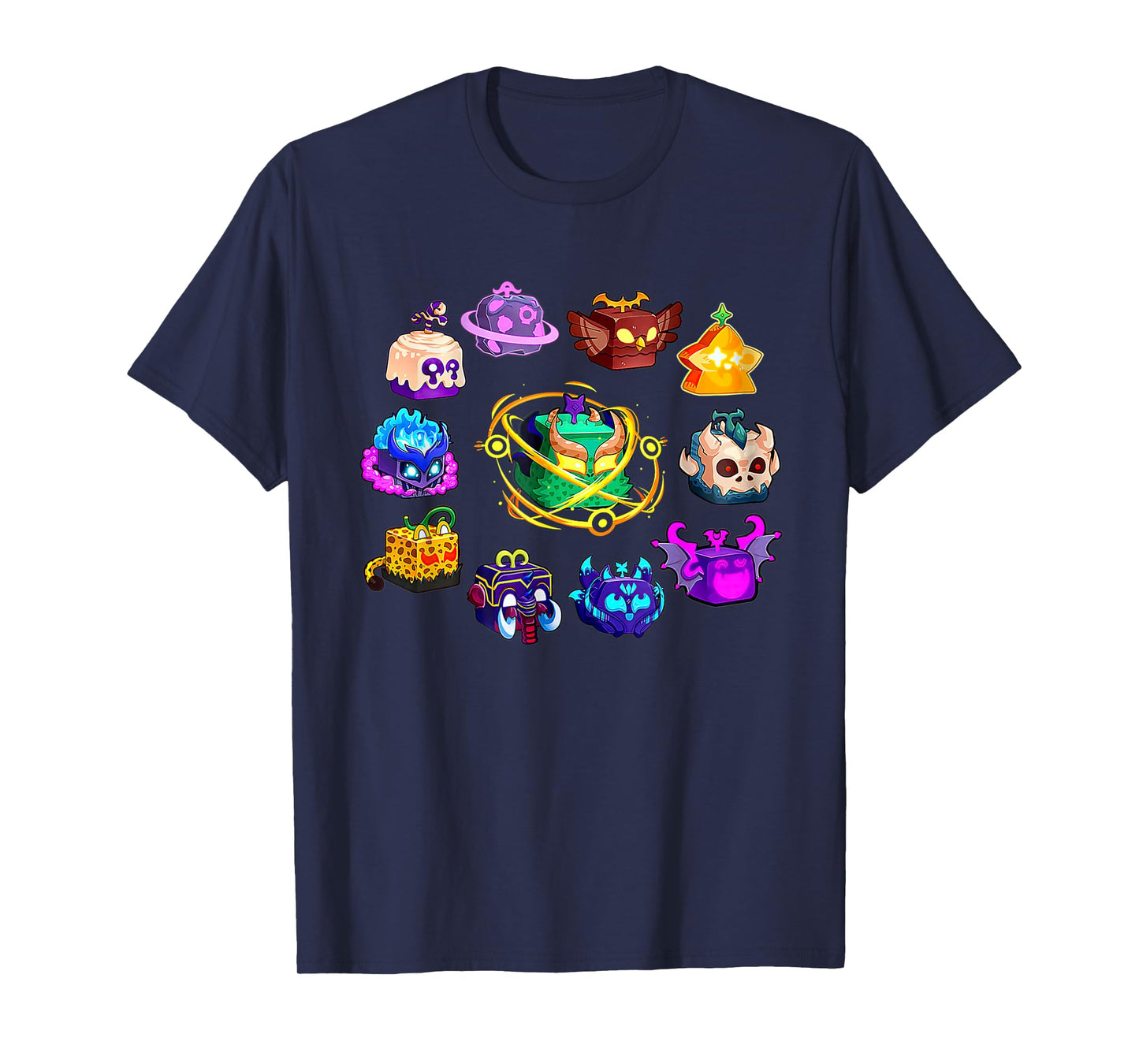 Mythical Cube Creatures Birthday Tee for Kids and Gamers T-Shirt