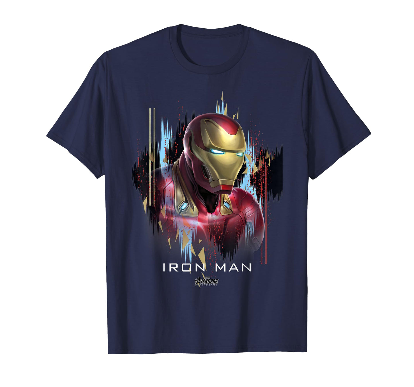 Marvel Avengers Endgame Iron Man Splatter Graphic T-Shirt T-Shirt