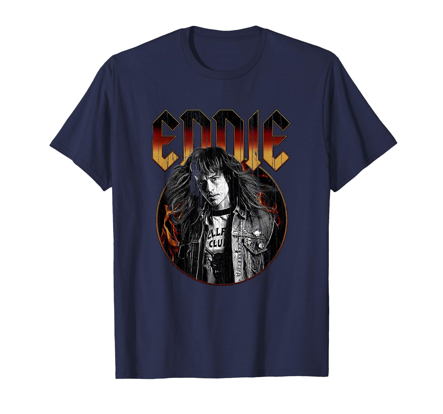 Stranger Things Eddie Munson Hellfire Club Vintage T-Shirt