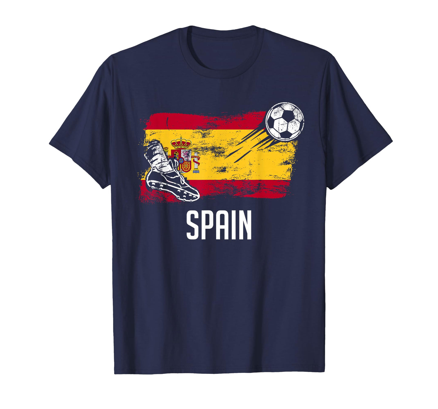 Spain Flag Jersey Spanish Soccer Team Spanish T-Shirt