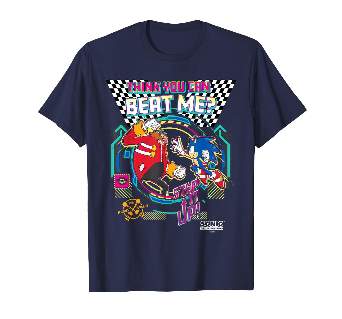 Sonic The Hedgehog Think You Can Beat Me? Dr. Eggman Fight T-Shirt