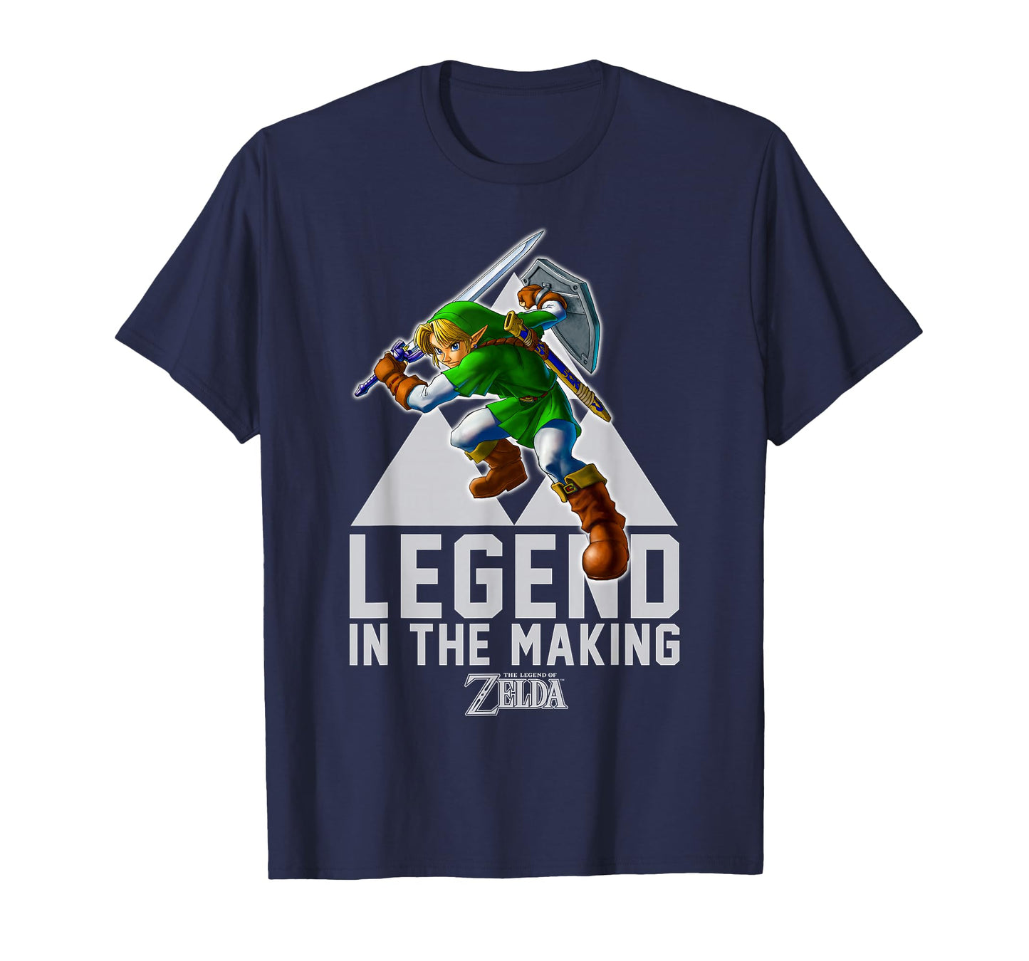 Nintendo Zelda Link Legend In The Making Triforce T-Shirt T-Shirt