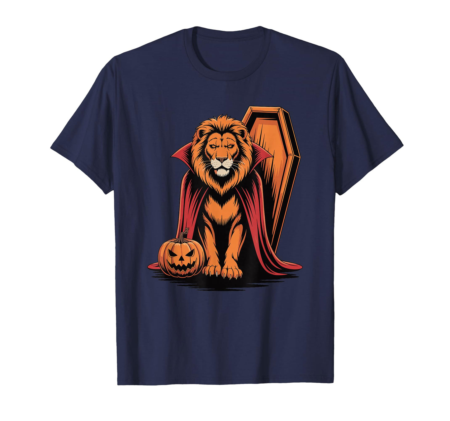 Halloween Lion Coffin Lions T-Shirt