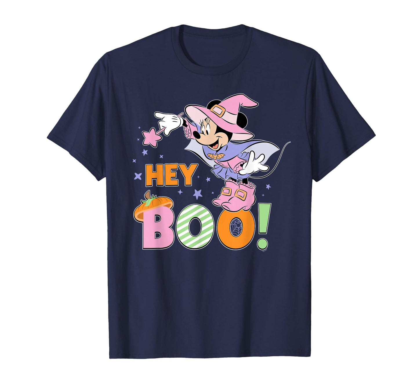 Disney Minnie Mouse "Hey Boo!" Cute Halloween Matching T-Shirt