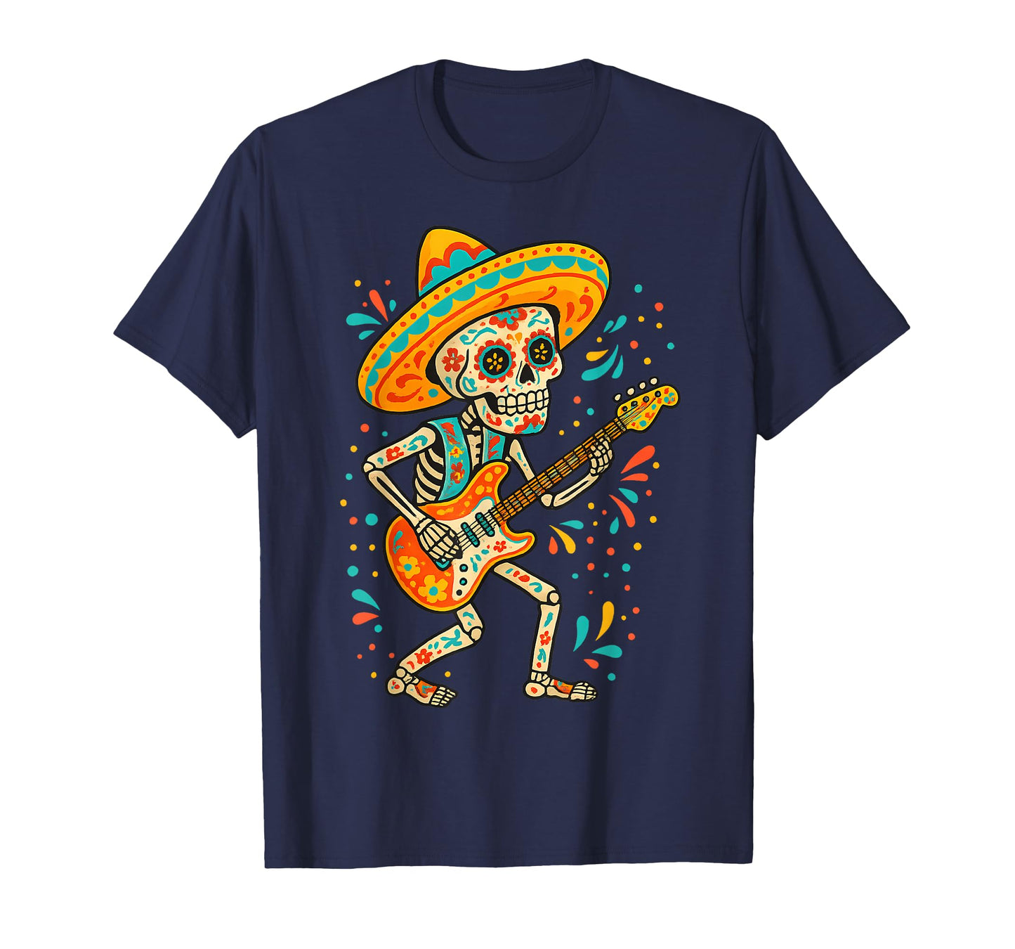 Dia De Los Muertos Skeleton Dancing Skull Day of The Dead T-Shirt