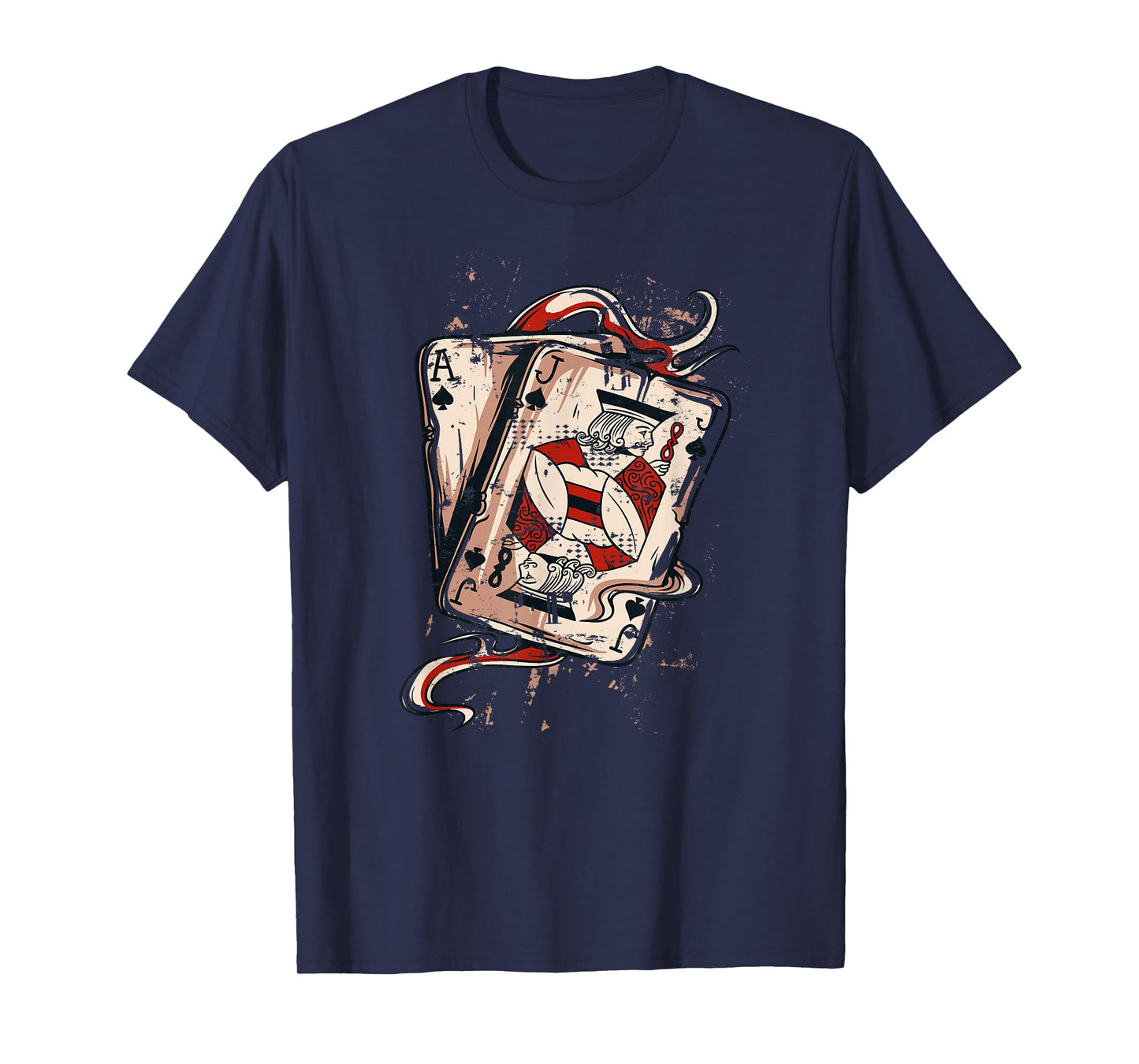 Black Jack Shirt, 21 Ace Jack Shirt, Poker Gamblers T-Shirt T-Shirt