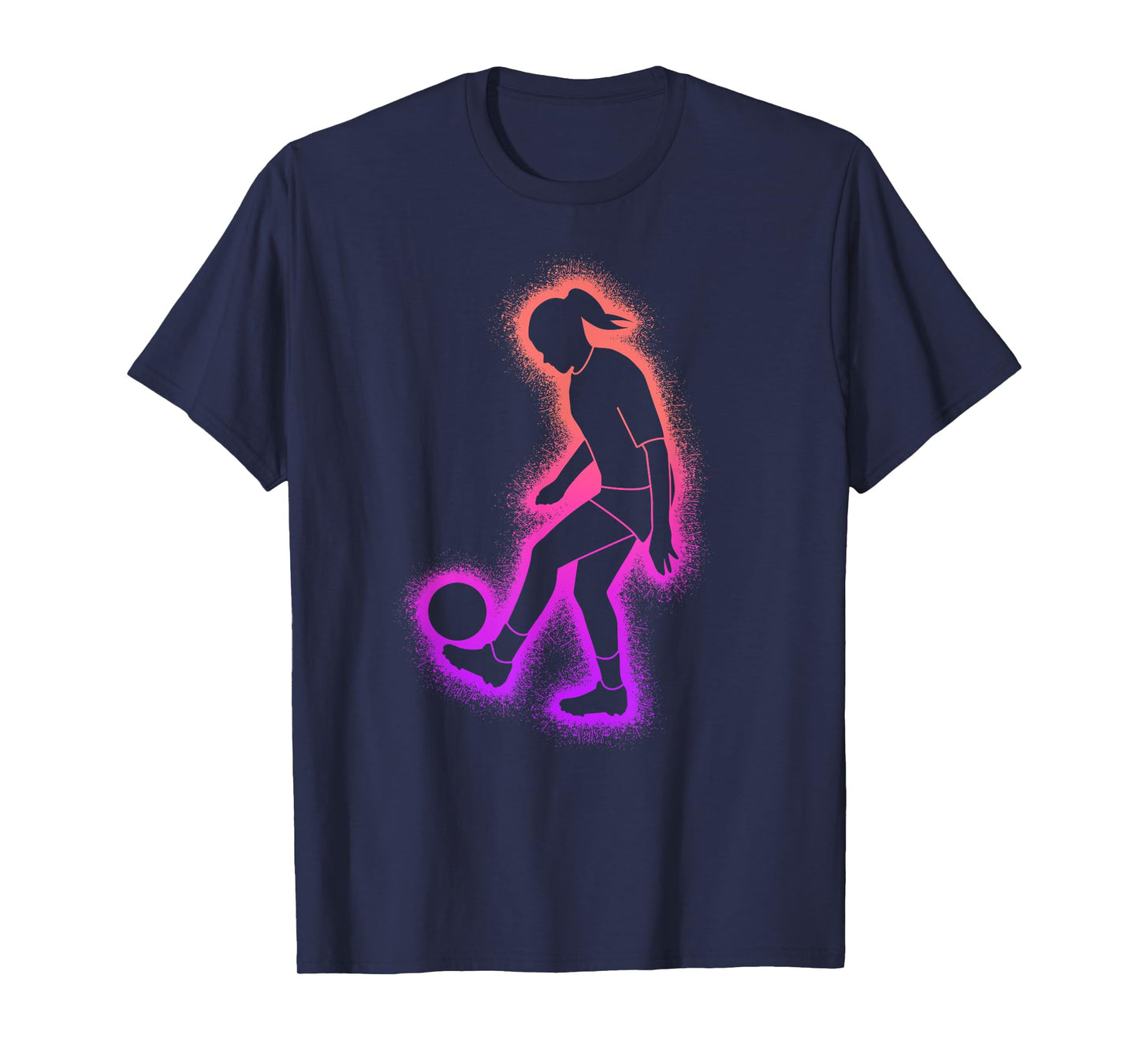 Soccer Player Game Kids Girls Women Soccer T-Shirt