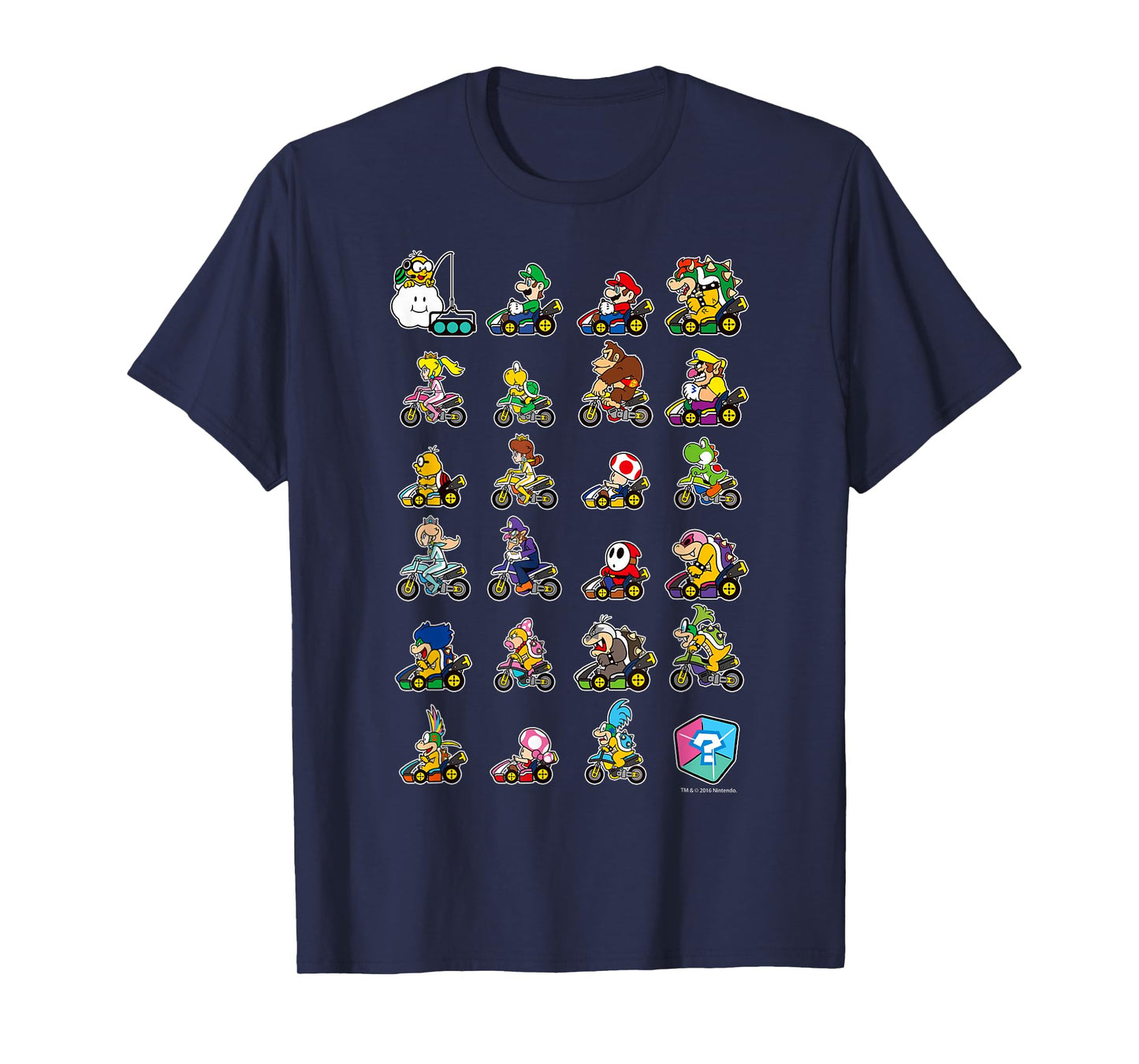 Mario Kart Character Stacks T-Shirt