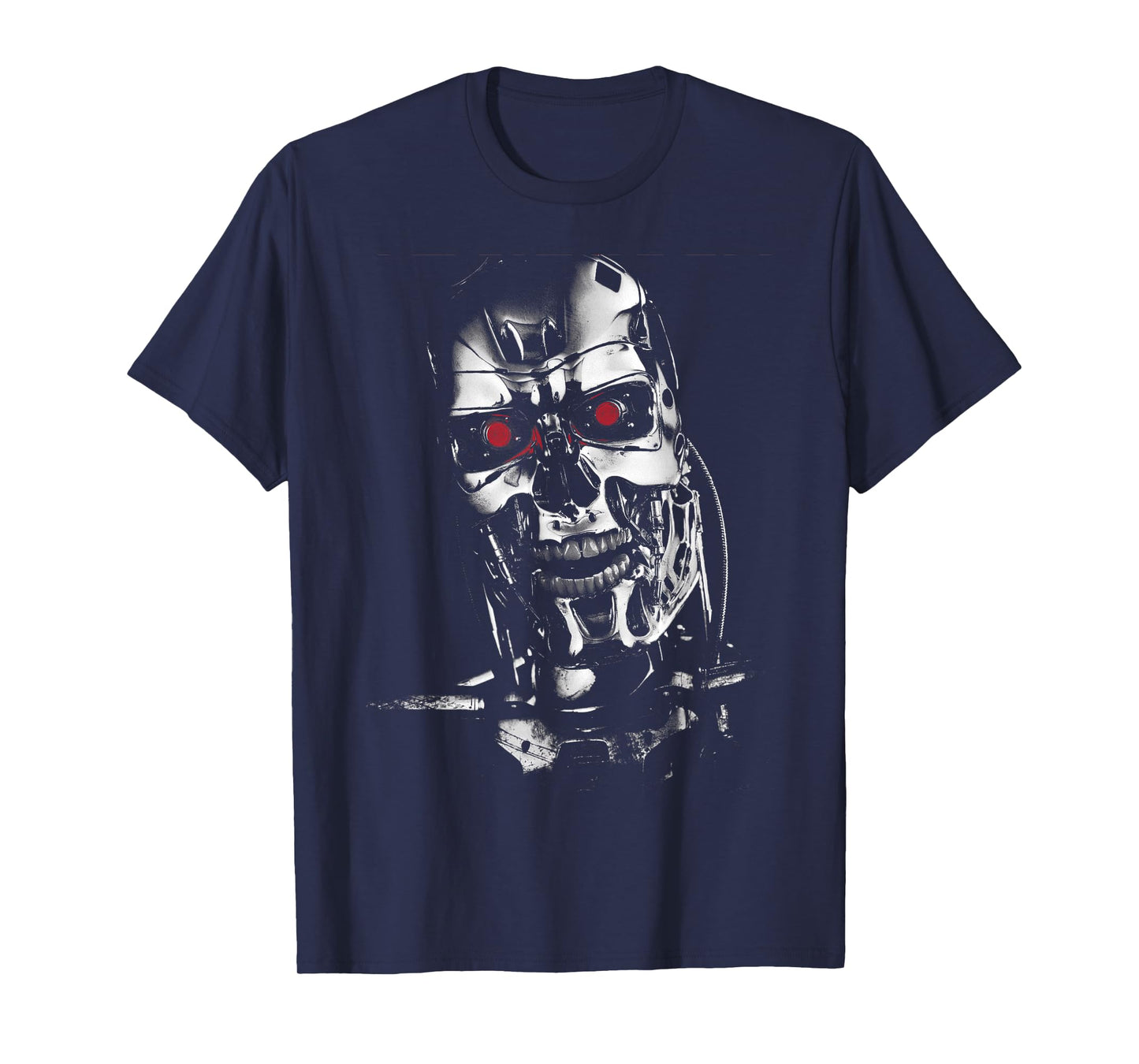 The Terminator T-800 Head Red-Eyed Machine Sci-Fi Gamer T-Shirt