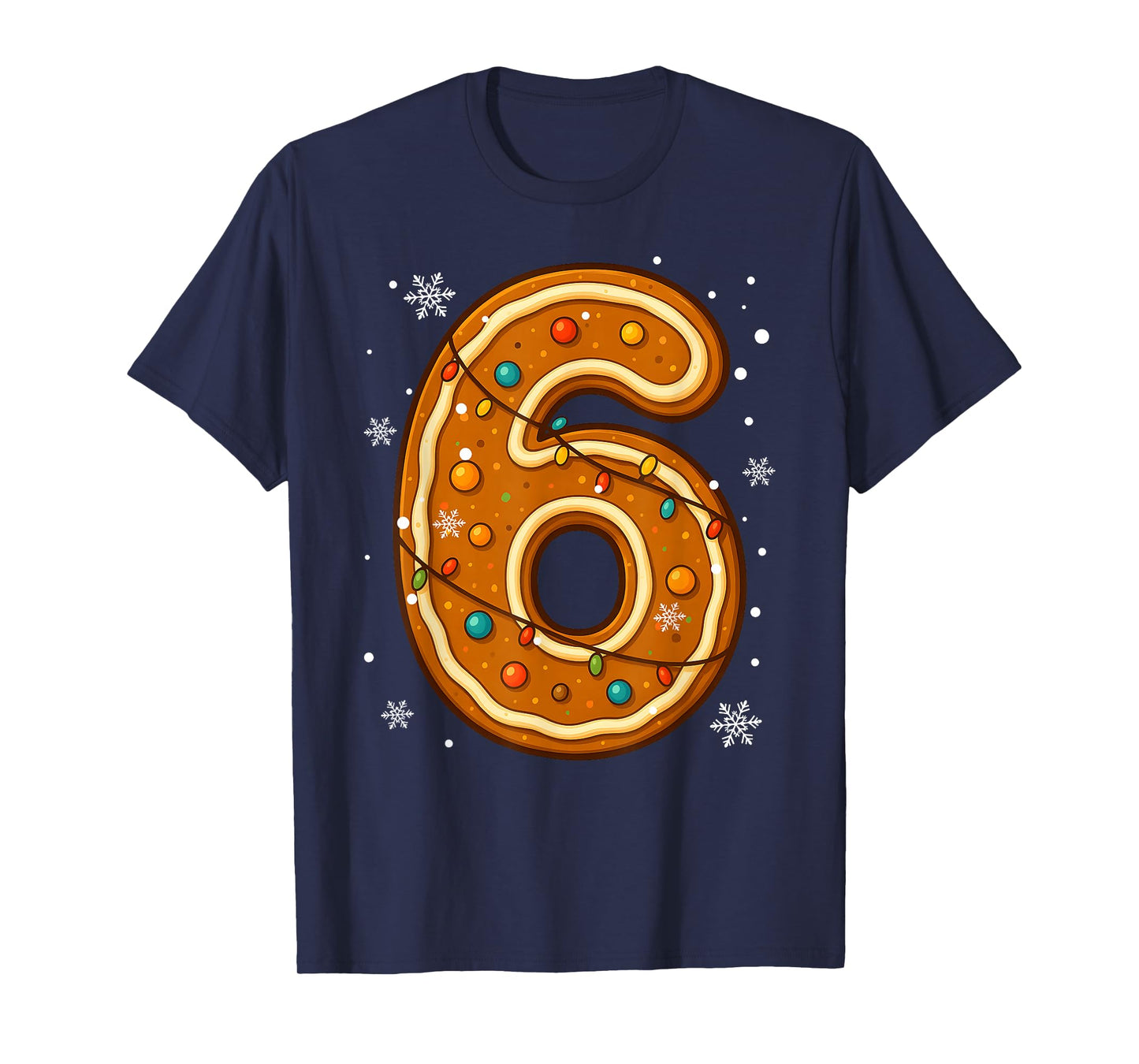 6 7 Gingerbread Meme Christmas Matching Couple Boy Girl Teen T-Shirt