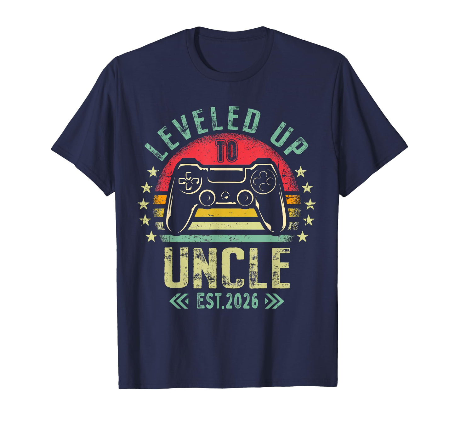 I Leveled Up to Uncle 2026 Promoted to Uncle Level Unlocked T-Shirt