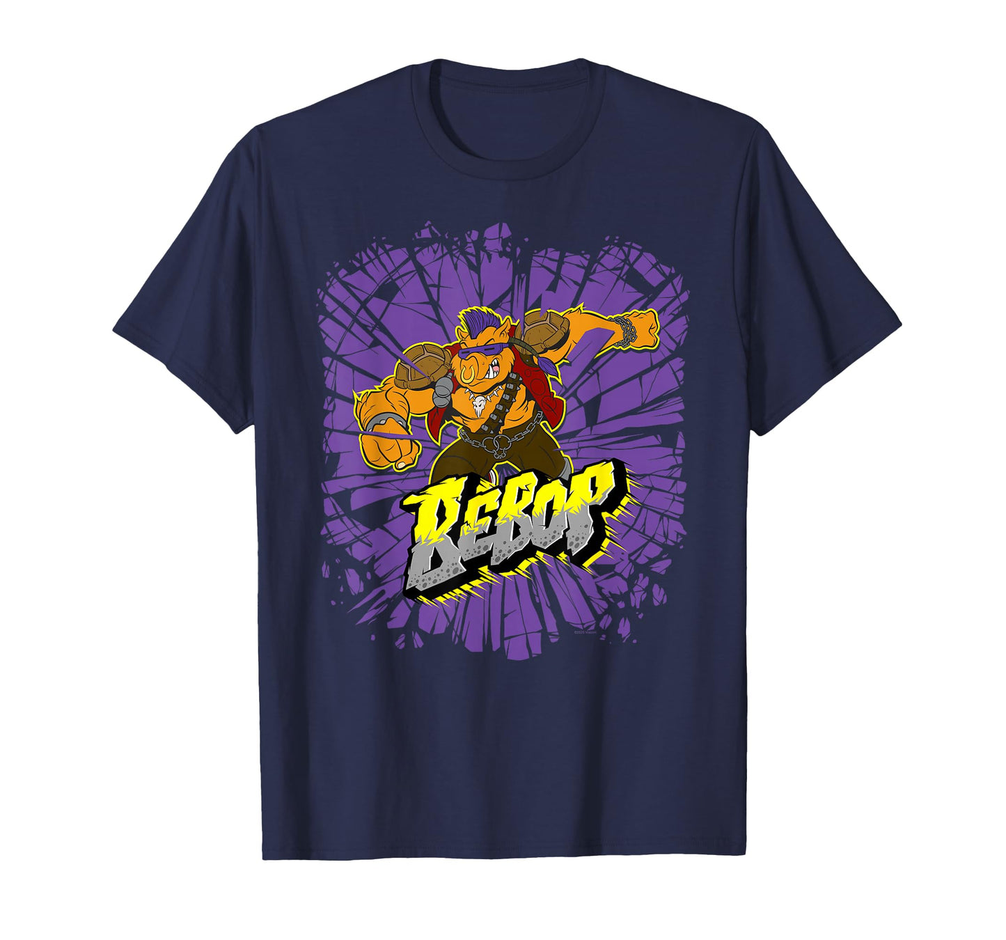 TMNT Shattered Bebop Retro Cartoon T-Shirt