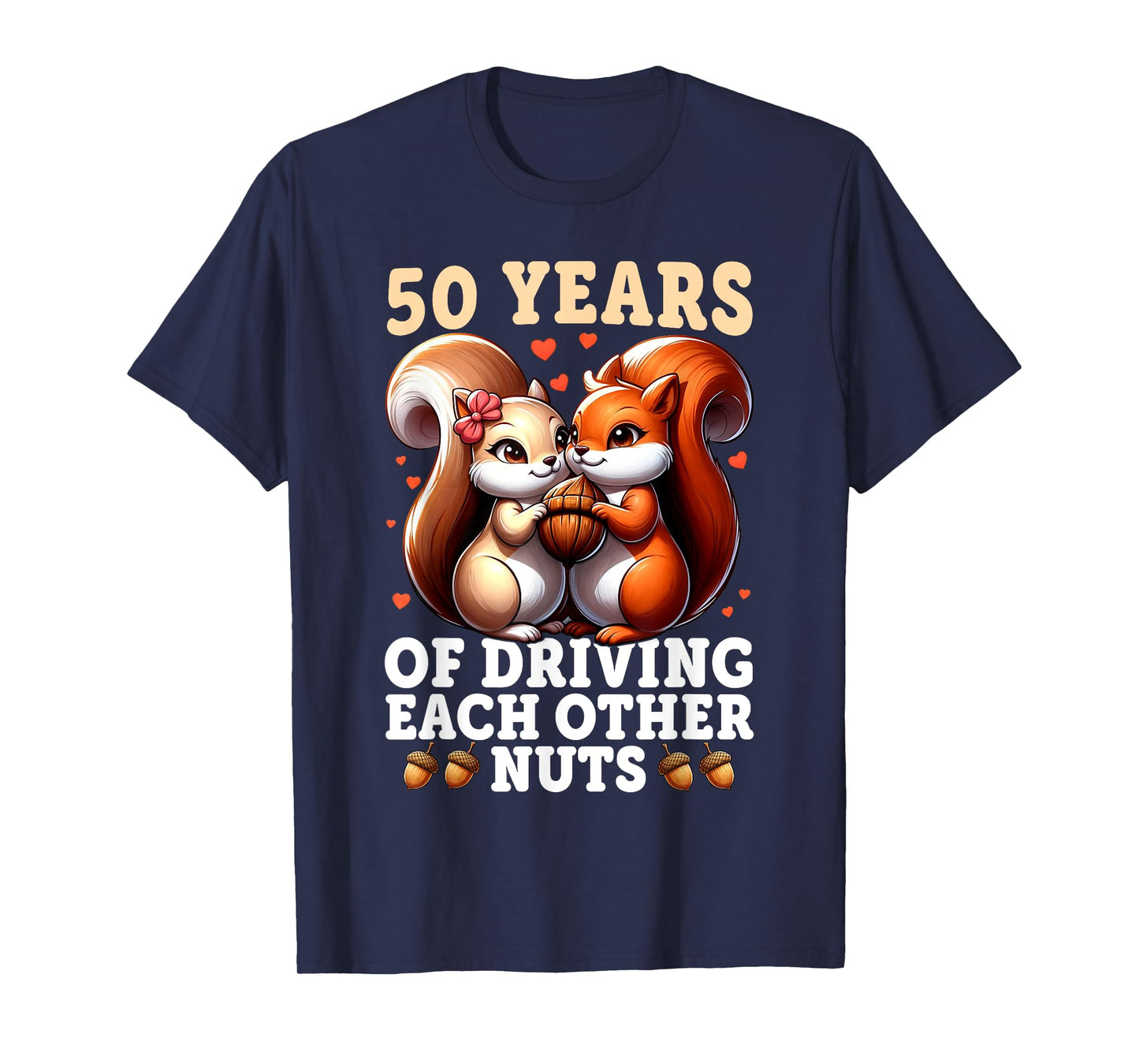 50th Wedding Anniversary - 50 Years of Marriage Funny Couple T-Shirt