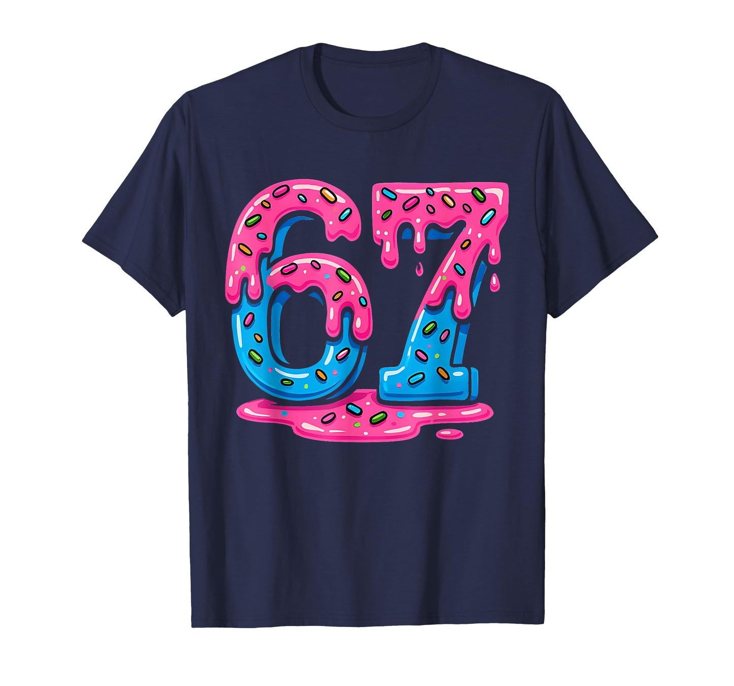 Aura Energy 6 7 Funny Six Seven Meme Gen Alpha Slang Kid Boy T-Shirt
