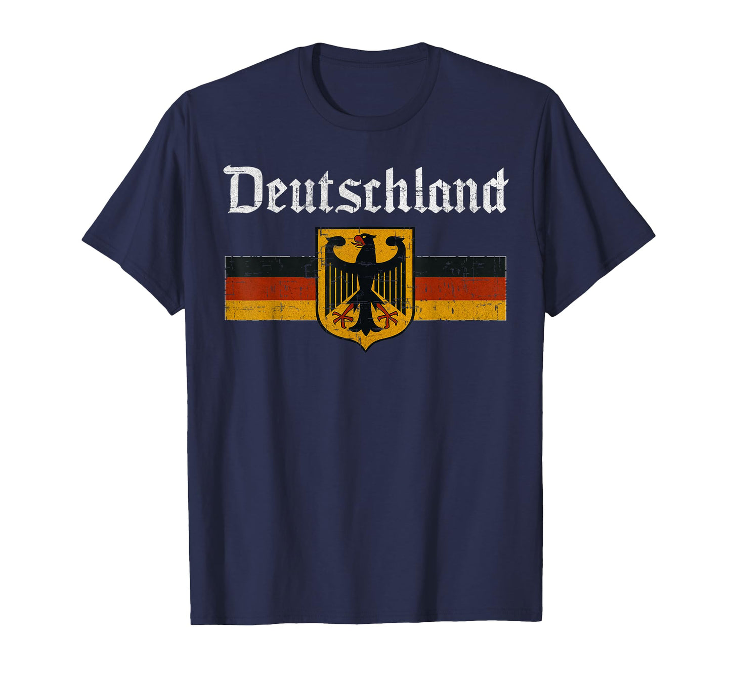 Deutschland Flag Eagle Vintage German Heritage Pride T-Shirt
