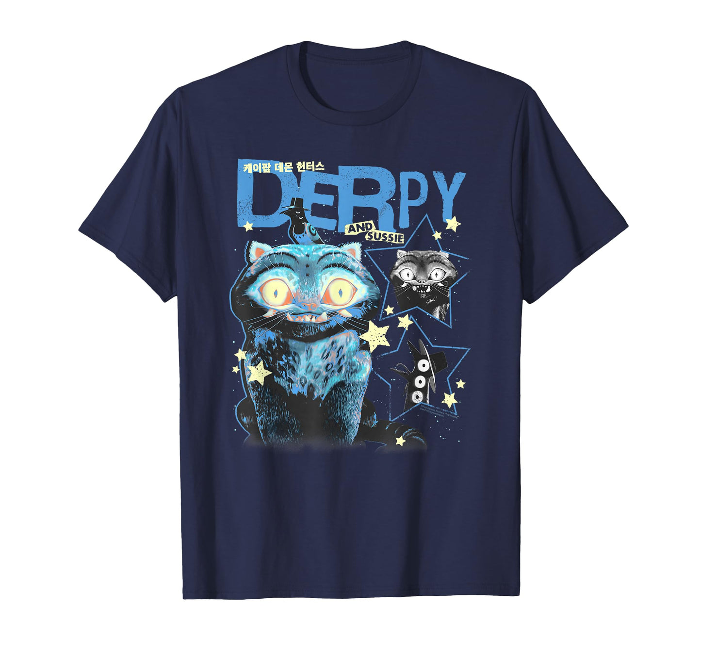Kpop Demon Hunters Halloween Derpy and Sussie Y2K Poster T-Shirt