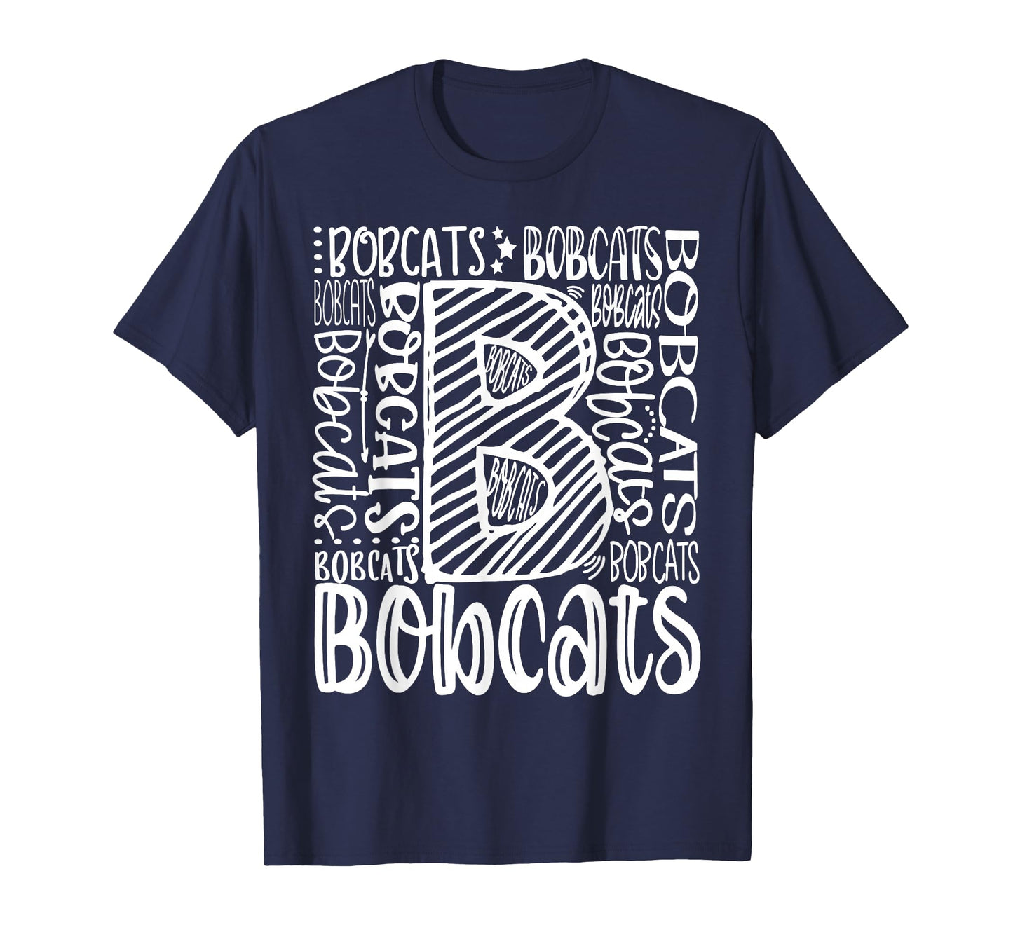 Bobcat School Spirit Leopard Sport Fan Game Day Party T-Shirt