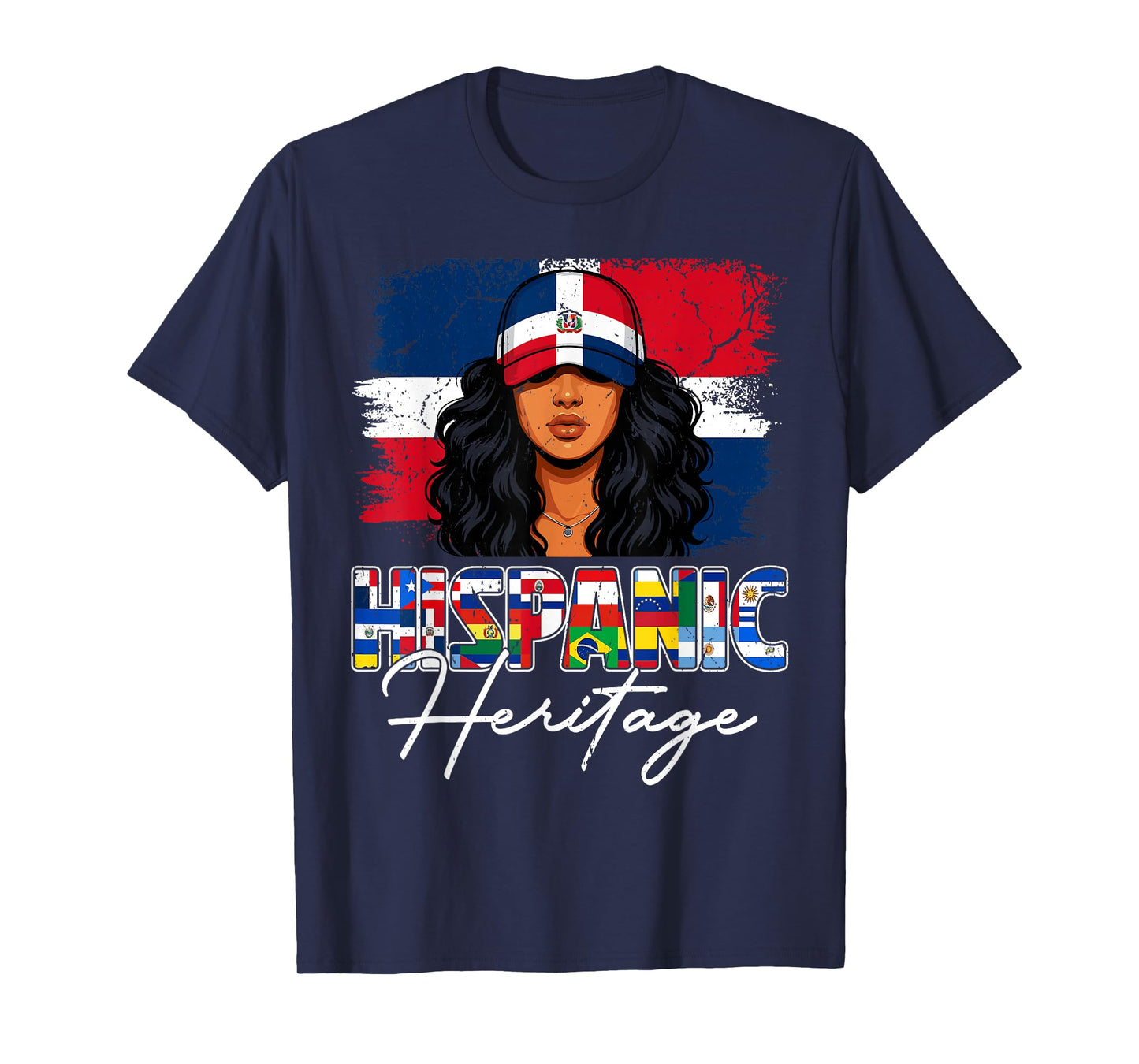 Dominican Republic Hispanic Heritage Month Dominican Women T-Shirt